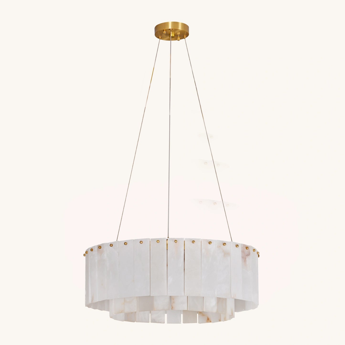 Ethereal Marbled Opulence Suspension Light