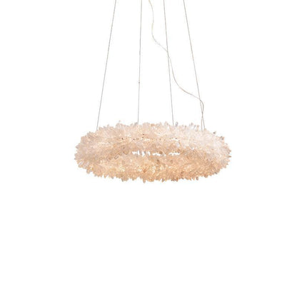 Leode Crystal Quartz Halo Chandelier