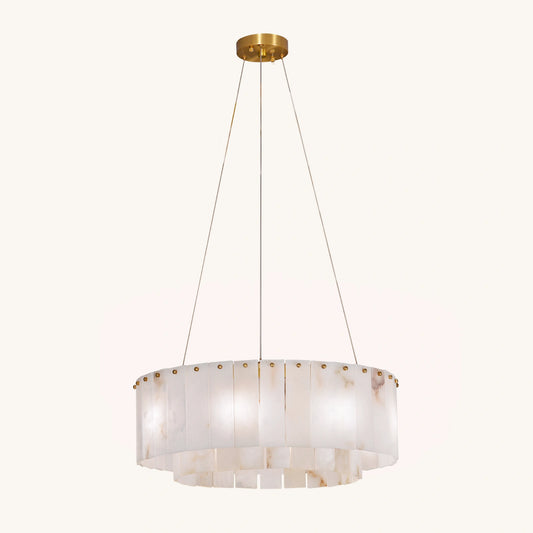 Ethereal Marbled Opulence Suspension Light