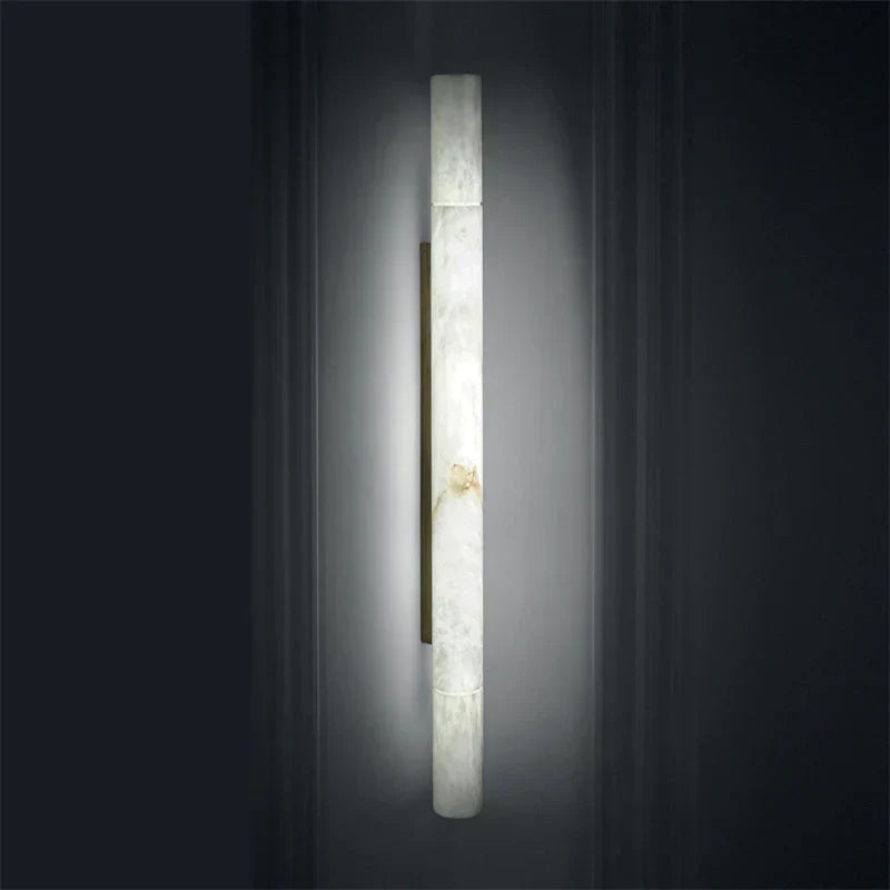 Tarron Modern Alabaster Linear Wall Sconce
