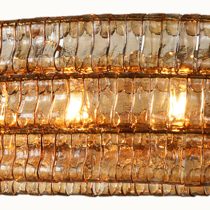 Amber Wave Linear Chandelier