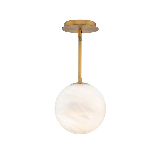 Naomi Alabaster Sphere Staircase Pendant